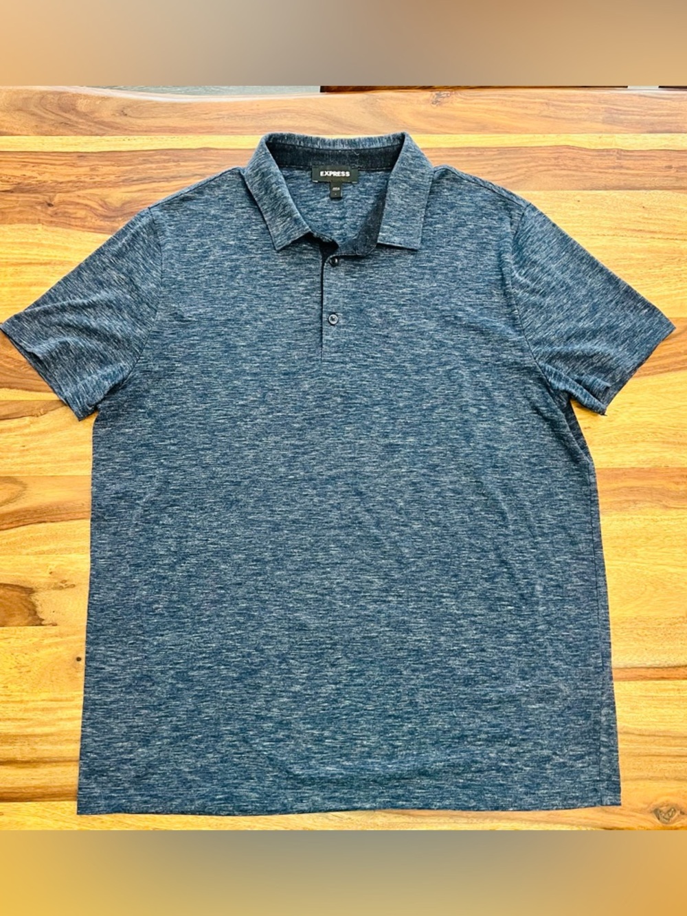 Express Men’s Navy Polo - Large